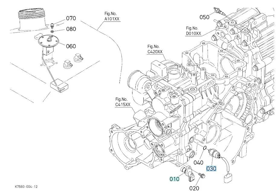 Kubota K7561-62210 Safety Switch – Genuine OEM Part for RTV Series