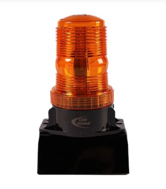 LED Bolt Down Beacon LG677 – Amber Flash, IP67, ECE R10 Approved Forklift Warning Light
