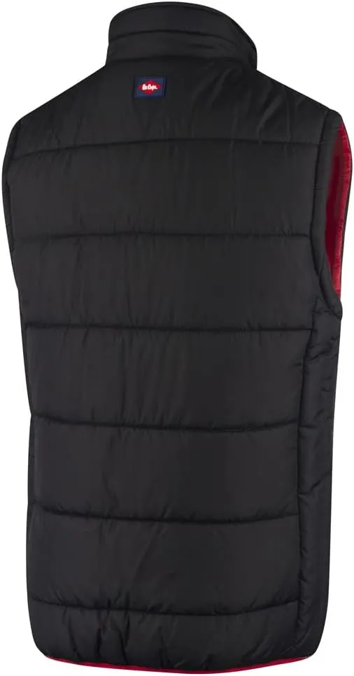 Lee Cooper LCVST706 Men s Lightweight Work Bodywarmer Water Resistant Windproof