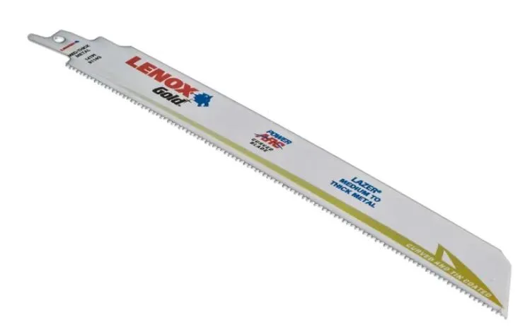 Lenox 14 TPI Reciprocating Saw Blades for Metal – 229mm, Pack of 5 | Titanium Coated