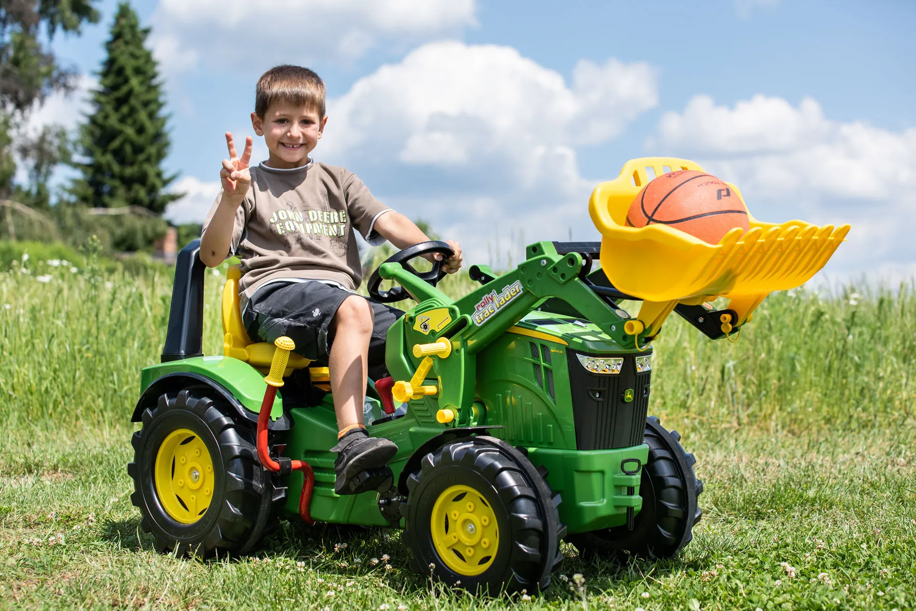 Rolly Toys John Deere Excavator Bucket Attachment for Hours of Fun