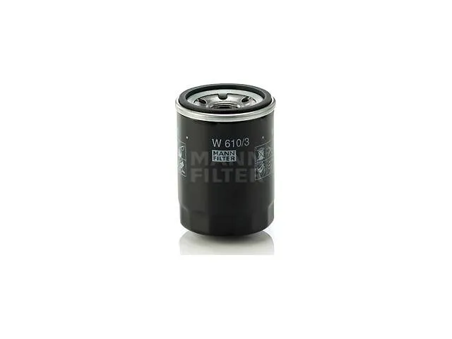 MANN-FILTER W610/3 Oil Filter – Spin-On | M20x1.5 | Anti-Return Valve