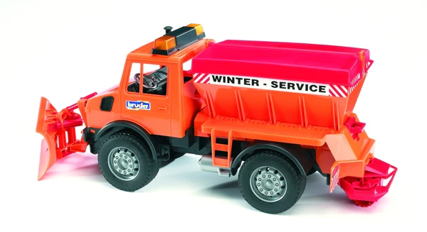 Bruder Snow plow MB Unimog 02572