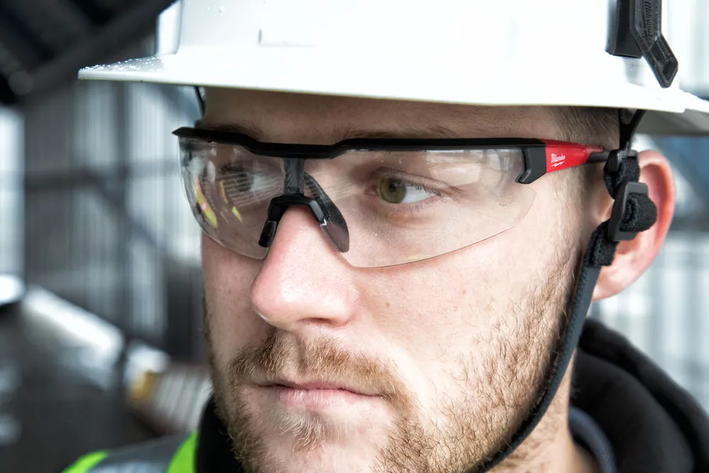 Milwaukee Safety Glasses – Clear Lenses | Anti-Fog & Scratch Resistant (4932471881)