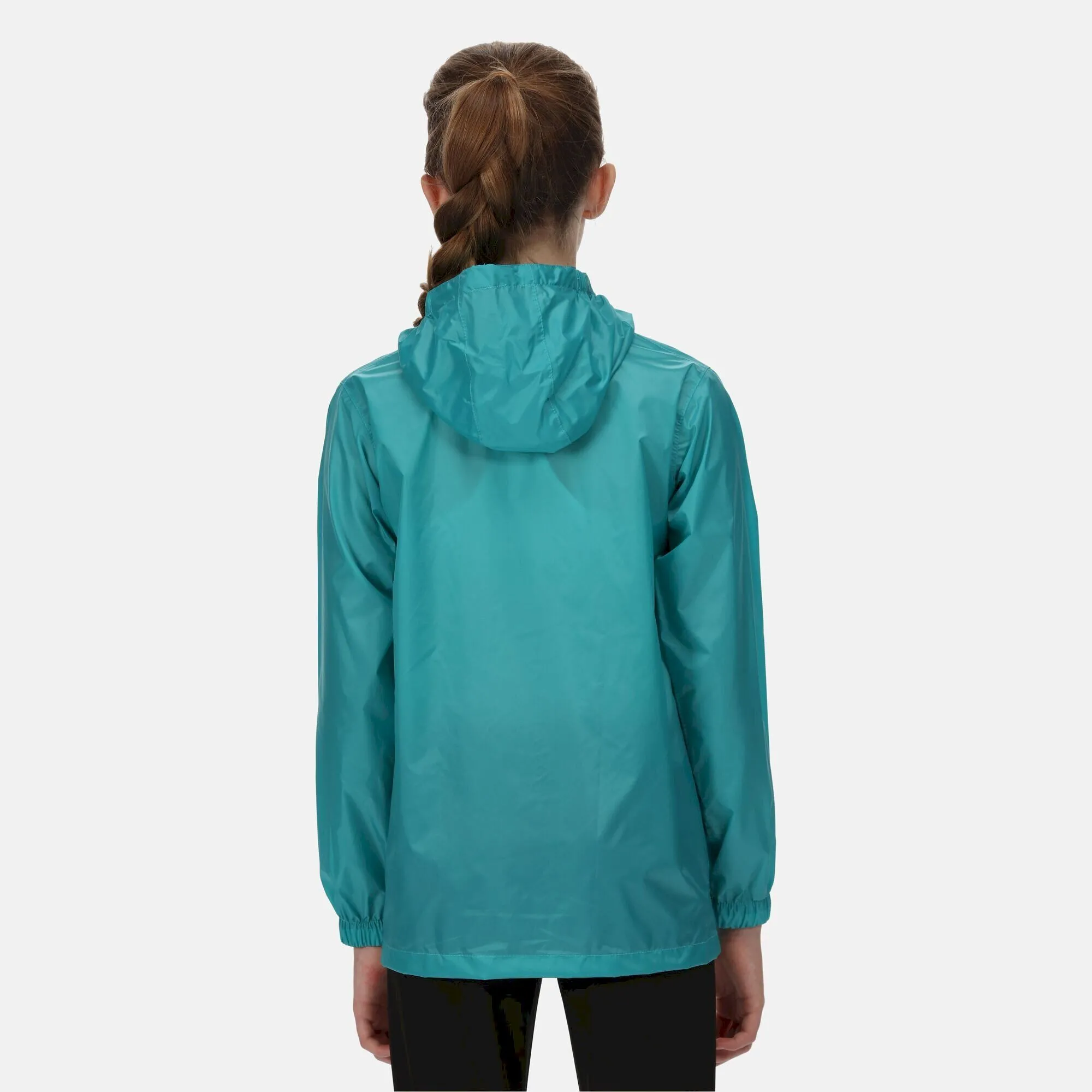 Regatta Kids Pack It Waterproof Packaway Jacket Turquoise