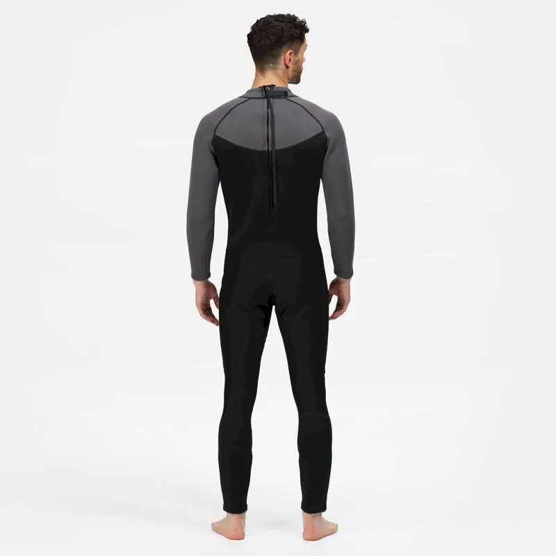 Men's Full Wetsuit Black Dark Grey