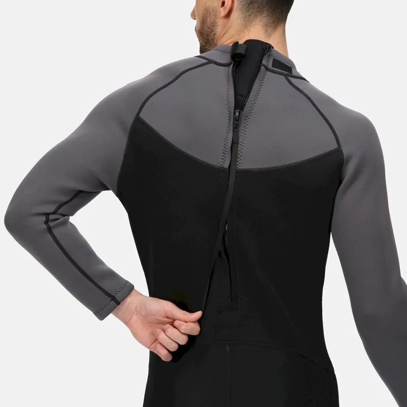 Men's Full Wetsuit Black Dark Grey