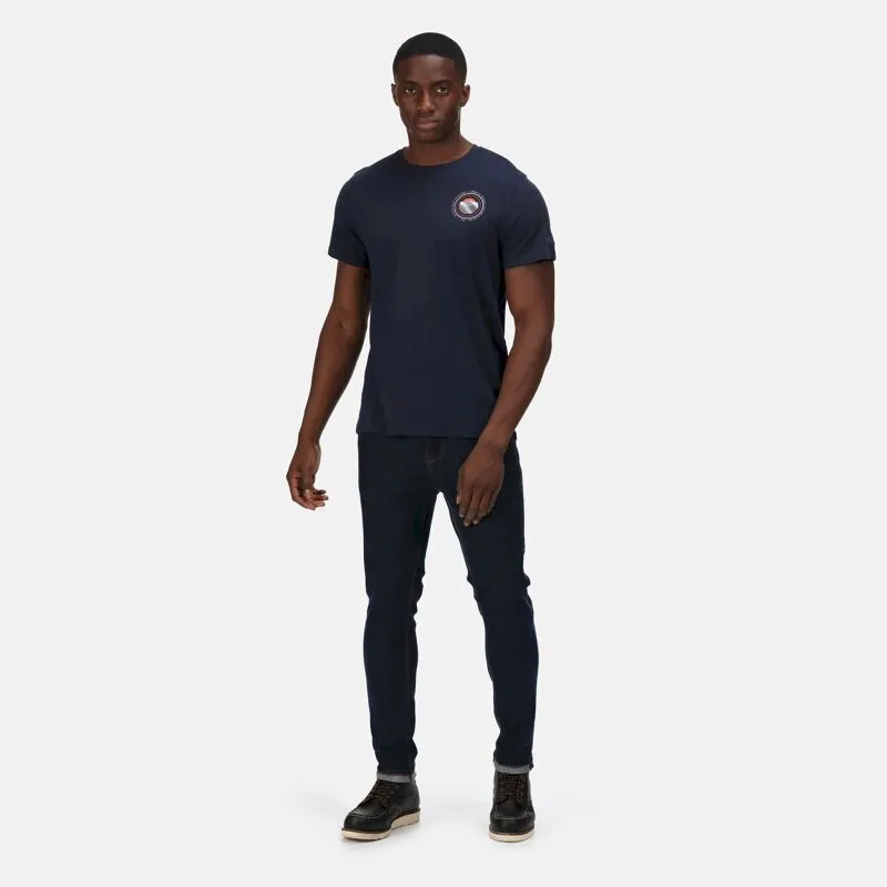 Men's Cline VI Cotton T-Shirt - Navy