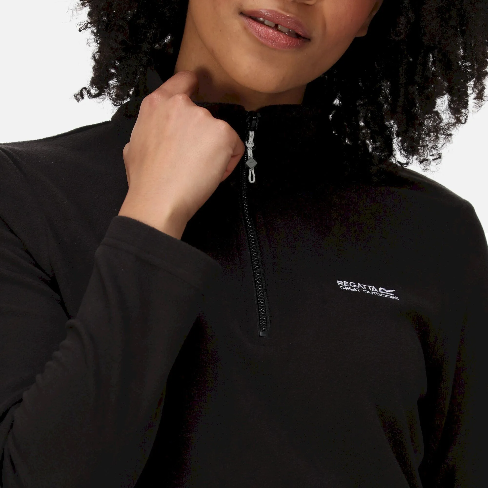 Regatta Women's Sweethart Lightweight Half-Zip Fleece Black