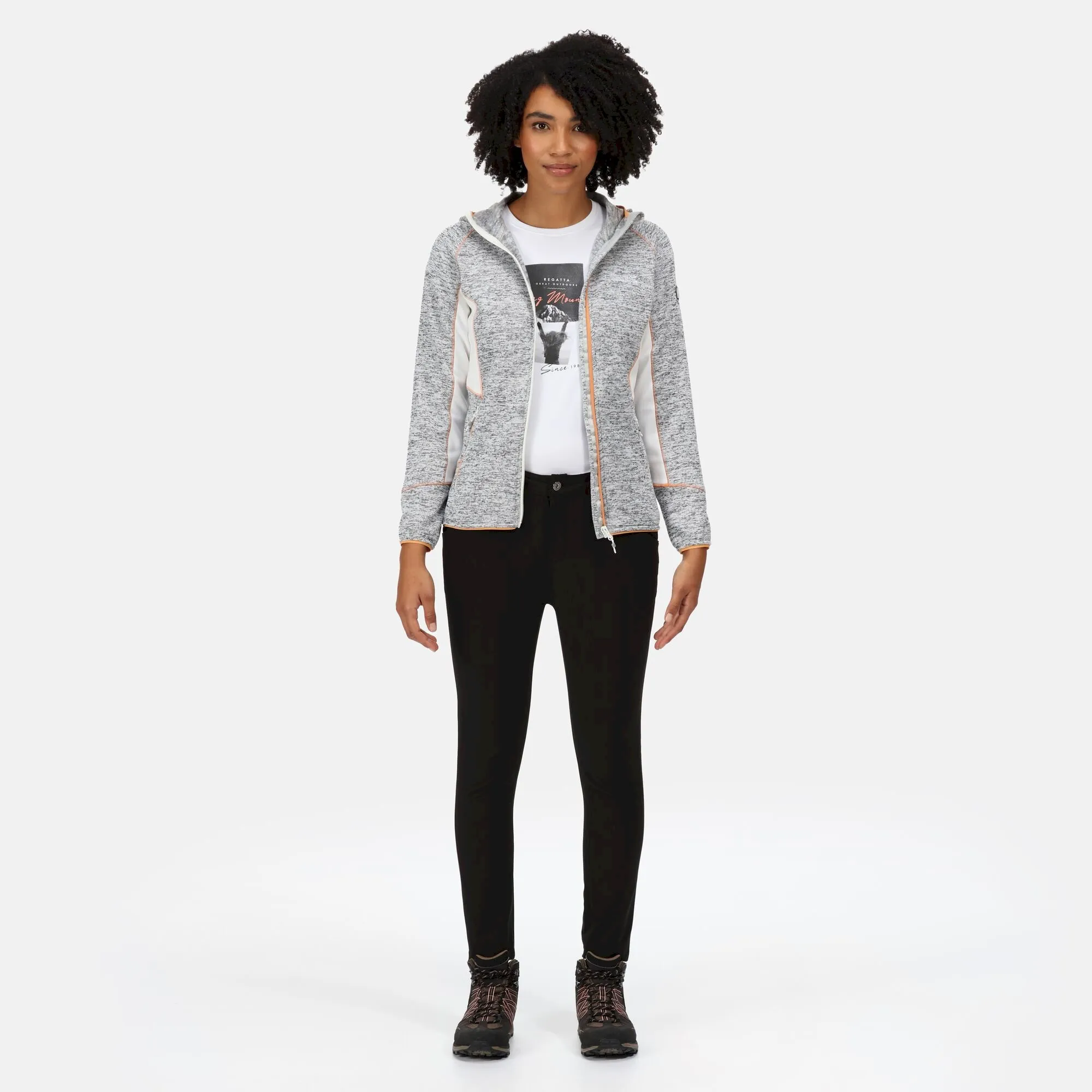 Regatta Women's Walbury III Full Zip Fleece White