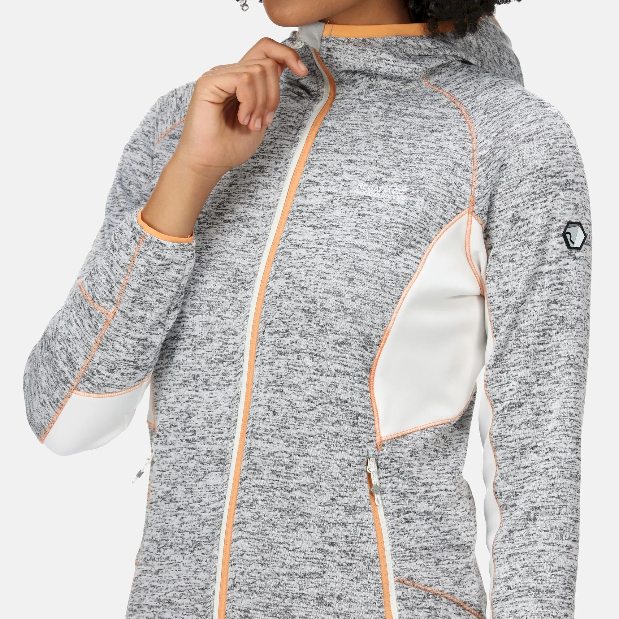 Regatta Women's Walbury III Full Zip Fleece White