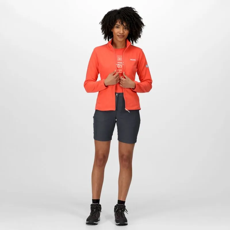 Regatta Women's Clemance III Full Zip Fleece Neon Peach