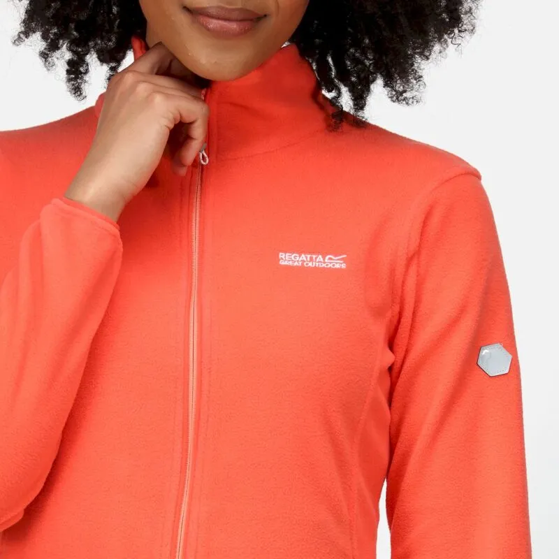 Regatta Women's Clemance III Full Zip Fleece Neon Peach