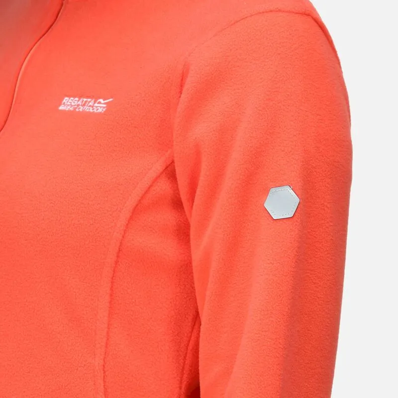Regatta Women's Clemance III Full Zip Fleece Neon Peach