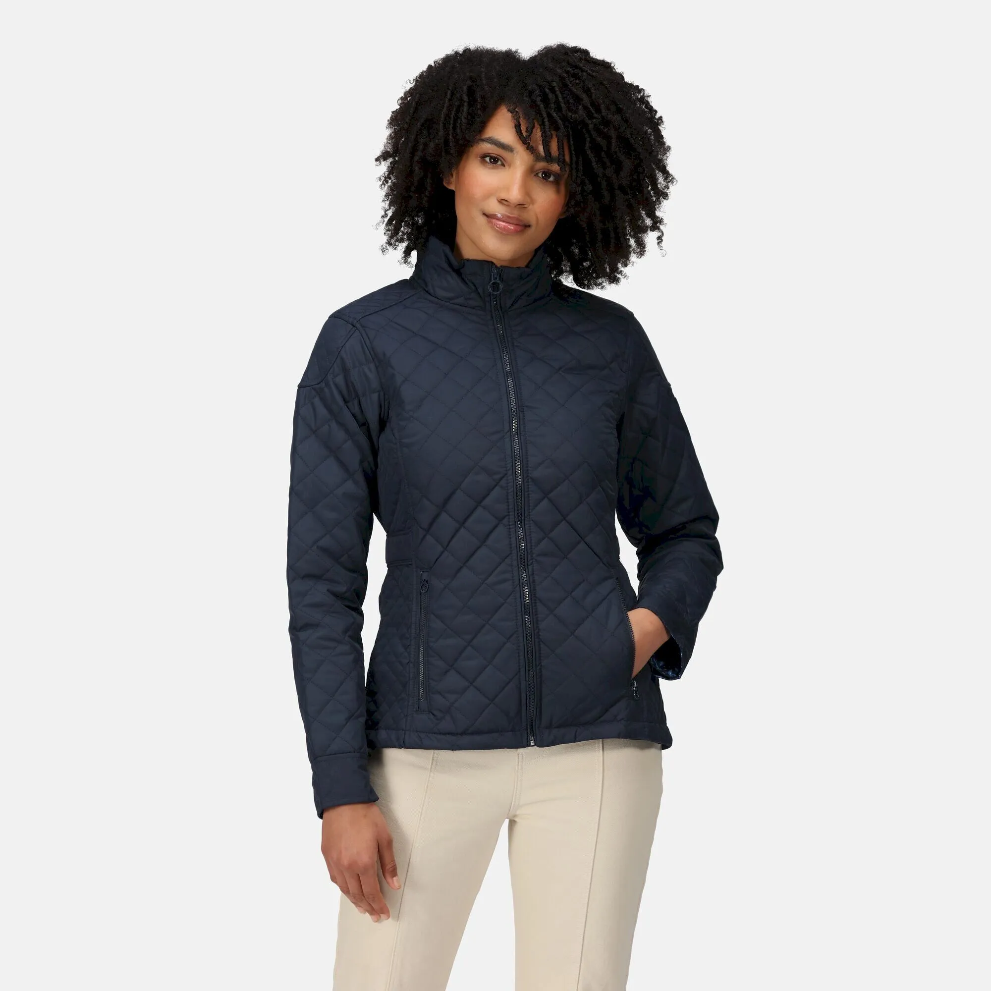 Regatta navy top quilted jacket