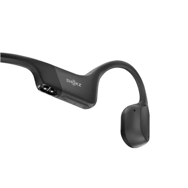 Shokz OpenRun Black Type C Charger | Quick-Charge Bone Conduction Headphones
