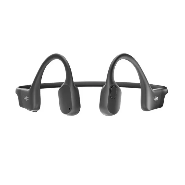 Shokz OpenRun Black Type C Charger | Quick-Charge Bone Conduction Headphones