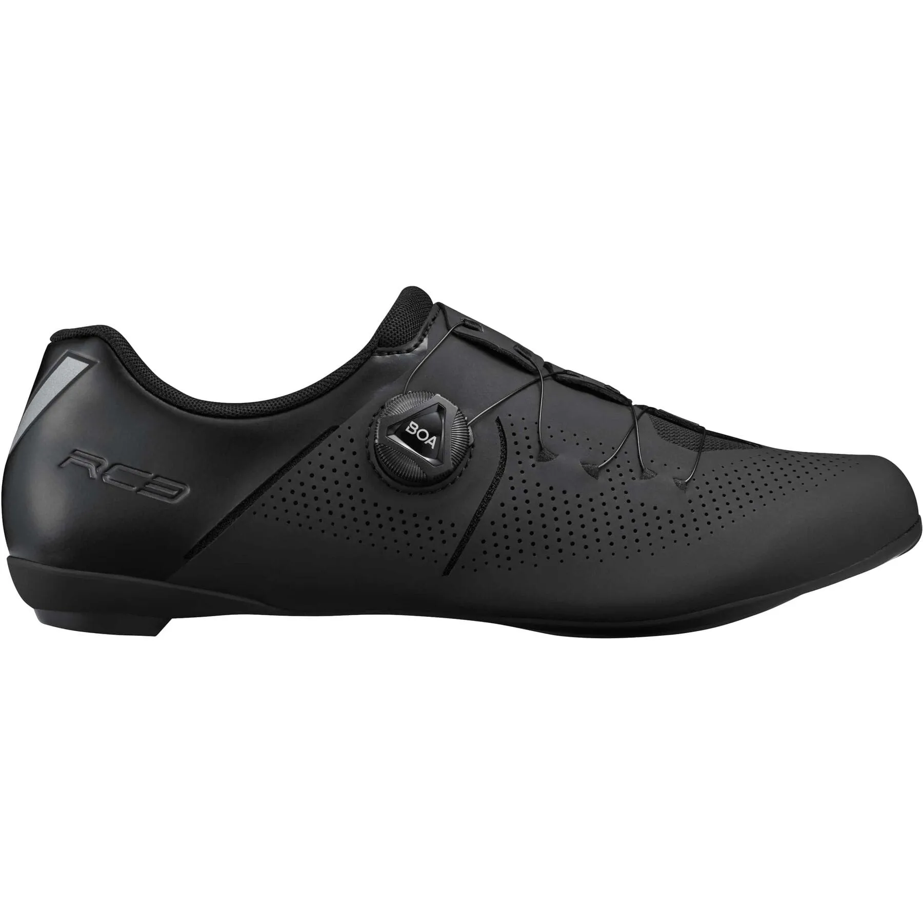 Shimano RC3 (RC302) Wide Fit Road Cycling Shoes – Black, Size 46
