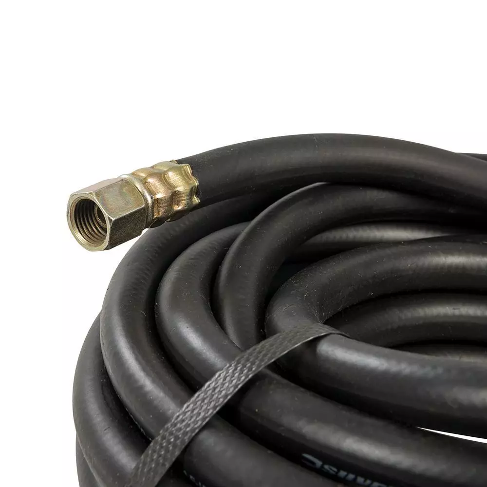 Silverline Air Line Rubber Hose 10m with 1/4 ends