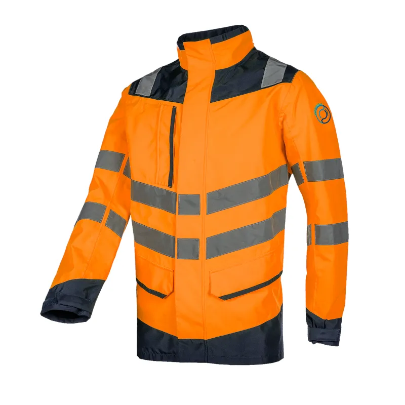 Sioen Birkum Hi-Vis ECO Orange Rain jacket