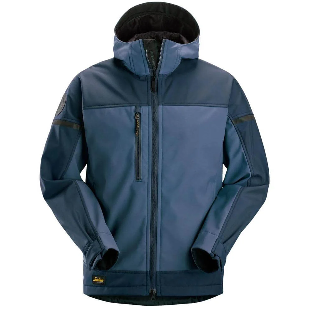 Snickers 1226 AllroundWork Hooded Softshell Stretch Jacket Navy