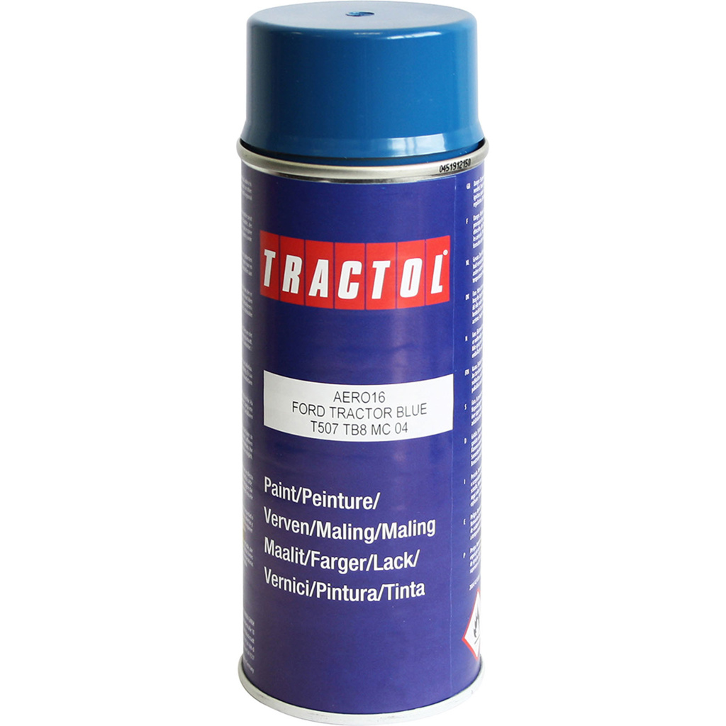Tractol Paint 400ml Spray Can Ford Blue