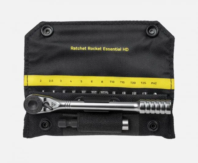 Topeak Ratchet Rocket Essential HD TT2633 – Heavy-Duty Bike Tool Kit with 15 Functions