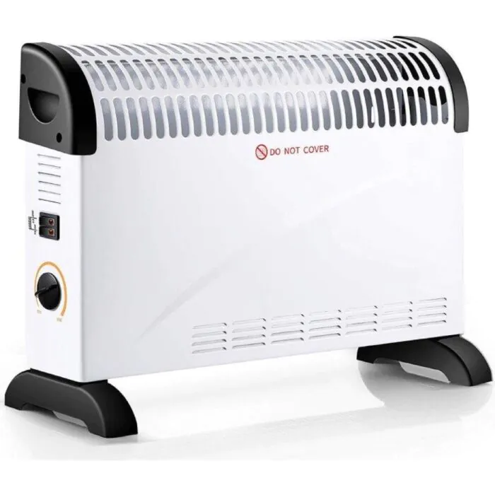 Warmlite 2 kW Convector Heater WL41001 – Free‑Standing White Convection Heater with Thermostat