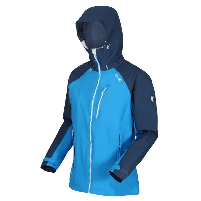 Regatta Women s Birchdale Waterproof Hooded Walking Jacket Blue